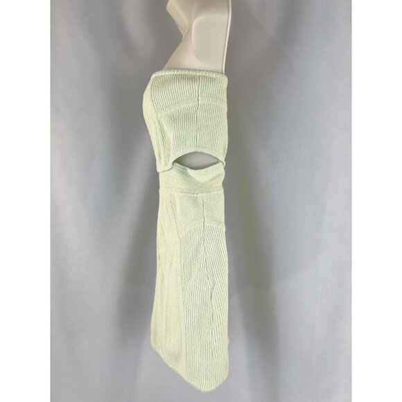 Herve Leger Mint Green Strapless Boucle Mini Dress $1,190 - Picture 7 of 14